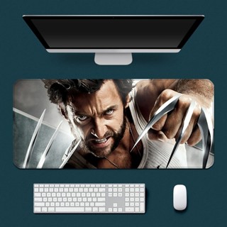 แผ่นรองเมาส์ พิมพ์ลาย Wolverine HD กันลื่น Xxl90X40 ซม. สําหรับคอมพิวเตอร์ตั้งโต๊ะ