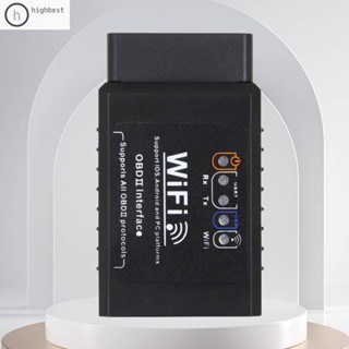 เครื่องตรวจจับความผิดพลาดของรถยนต์ OBD2 WIFI ELM327 V1.5 Code Reader 9-16V Auto Trouble Detector