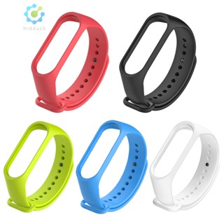 สายนาฬิกาข้อมือซิลิโคน แบบเปลี่ยน สําหรับ Mi Band 4 [Hidduck.th]