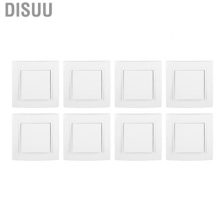 Disuu Single Pole Switch  10A/250V Wall Light Wear Resistant Removable Front Panel for House Use