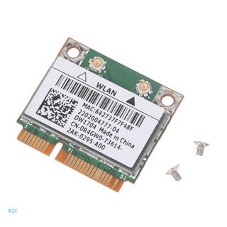 Win BCM943142Hm DW1704 การ์ดไร้สาย 2 Band BT4 0 Half MINI PCIE WIFI สําหรับ 5323 7720