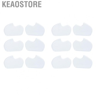 Keaostore High Heel Forefoot Pads Gel Metatarsal Reduce  Silicone Instant Relief 6 Pairs Pressure Reduction Clear for Big Shoes