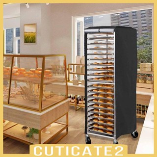 [Cuticate2] Bakery Single Rack Covers 1 Piece Oxford Waterproof with Bag Bun Pan Rack Cover