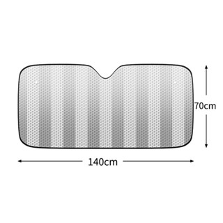 [Tachiuwa21] ม่านบังแดดหน้าต่างรถยนต์ ด้านหน้า ติดตั้งง่าย พับได้ สําหรับยานพาหนะส่วนใหญ่