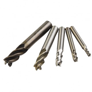 End Mill ดอกสว่านมิลลิ่ง ก้านตรง 4 ฟลุต 5 ชิ้น