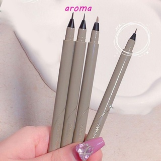 Aroma ปากกาเขียนคิ้ว อายไลเนอร์ เนื้อลิขวิด ติดทนนาน สําหรับผู้หญิง