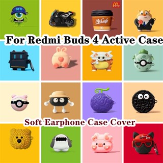 【Case Home】เคสหูฟัง แบบนิ่ม ลายการ์ตูน สําหรับ Redmi Buds 4 Redmi Buds 4