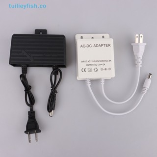 Tuilieyfish อะแดปเตอร์ชาร์จพาวเวอร์ซัพพลายกล้องวงจรปิด 12V 2A 2000ma กันน้ํา