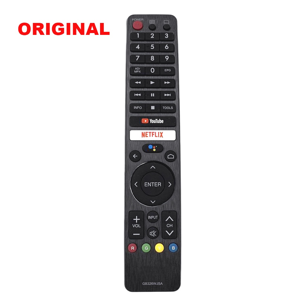 ใหม่ GB326WJSA สําหรับ SHARP AQUOS สมาร์ททีวีรีโมทคอนโทรล wYouTube Netflix App 2T- C50 2T-C50BG1I 2T