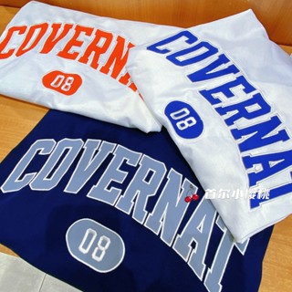 Covernat เสื้อยืดแขนสั้นลําลอง พิมพ์ลายกระโหลกโมโนแกรม สไตล์คลาสสิก สําหรับคู่รัก