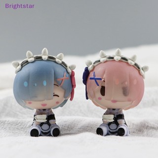 Brightstar Re Zero Rem ใหม่ ฟิกเกอร์อนิเมะ Re:Zero Emilia Rem Ram Kawaii น่ารัก ของเล่นสําหรับเด็ก