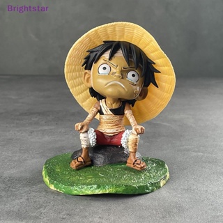 Brightstar ใหม่ โมเดลฟิกเกอร์ One Piece Sitg Luffy Crying ขนาด 13 ซม. ของเล่นสําหรับเด็ก