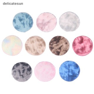 Delicatesun พรมปูพื้น ทรงกลม ไล่โทนสี ขนปุย ขนาด 40 ซม. สําหรับตกแต่งห้องนอน ห้องนั่งเล่น