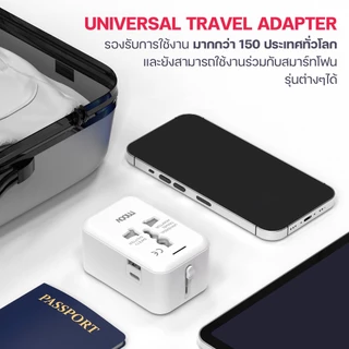 [ส่งไว] Moov TA01 TA02 หัวแปลงปลั๊กไฟ Universal Travel Plug Adapter หัวชาร์จ US AUS EU UK ต่างประเทศ