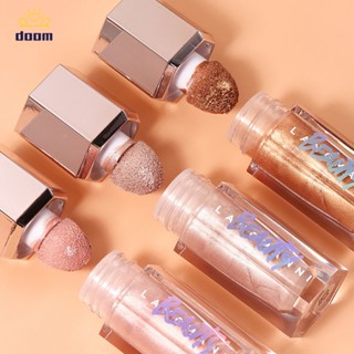 คอนทัวร์ ไฮไลท์ Langmanni บลัชออนเหลว ใบหน้า อายแชโดว์ highlighter ติดทน กันน้ำ ใบหน้ากระจ่างใสแต่งหน้าหน้า 【doom】