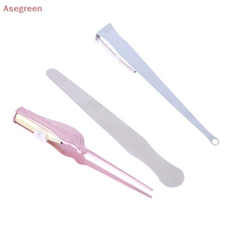 [Asegreen] เครื่องมือกําจัดหินหู ขี้หู มีไฟ LED สเตนเลส สําหรับทําความสะอาดปาก