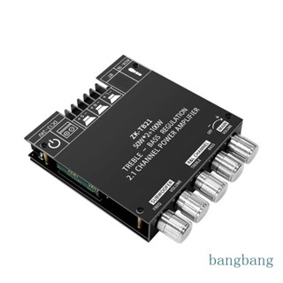 Bang ZK TB21 2 1 ช่อง BT5 0 โมดูลขยายเสียงดิจิทัล ความเที่ยงตรงสูง