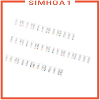 [Simhoa1] สติกเกอร์ฉลากโน้ตดนตรี ติดตั้งง่าย สําหรับติดตกแต่งคีย์บอร์ด เปียโนเด็ก