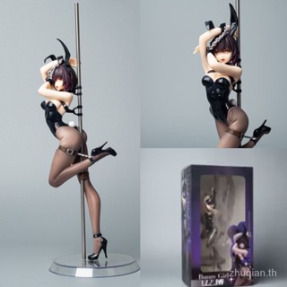 Quick-release beautiful girl series bunny tie original painting pole dance 1/7 doll ornaments boxed hand-made model