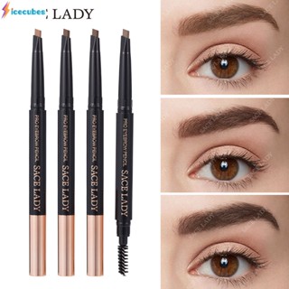 Sace Lady Eye Brow Pencil Waterproof Long Lasting Smudge-proof Eyebrow Makeup Pen ICECUBES