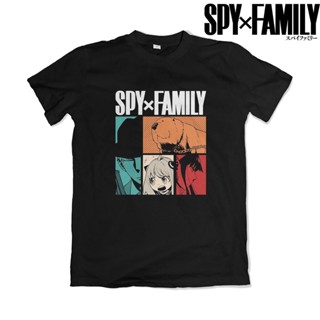 Cool เสื้อยืดแขนสั้นลําลอง พิมพ์ลายกราฟิก The Forger Spy X Family ทรงหลวม พลัสไซซ์ สําหรับทุกเพศ