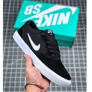 ◊✹✤✤Nike SB Chron SLR รองเท้าผ้าใบ รองเท้าวิ่ง ผ้าแคนวาส บล็อกสี XXHH