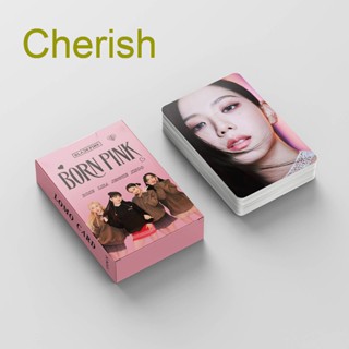 Cherish การ์ดโลโม่ อัลบั้ม BLACKPINK Kpop Photocard PINK Venom Shut Down BORN PINK Series 55 ชิ้น ต่อชุด