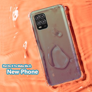 เคสโทรศัพท์มือถือ ยางนิ่ม แบบใส กันกระแทก สําหรับ Xiaomi Mi 10 Lite 5G Youth Zoom M2002J9G M2002J9S