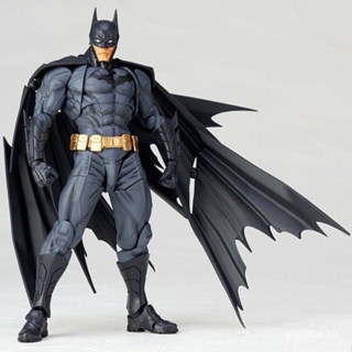 พร้อมส่ง โมเดลตุ๊กตาฟิกเกอร์ การ์ตูนฮีโร่ Justice League Yamaguchi Style Batman ขยับได้ 85548 Hours POFL