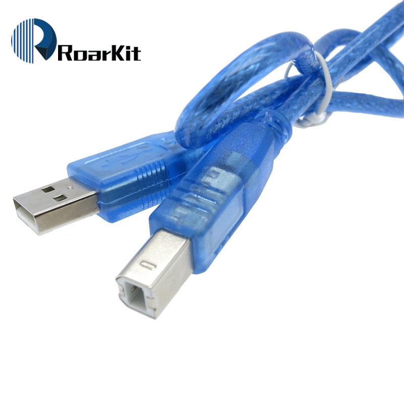 สายเคเบิล USB พิมพ์ลายพอร์ต สําหรับ Arduino UNO R3 ATMEGA328P-PU ATMEGA8U2 และ Mega 2560 R3 Mega2560 REV3 ATmega2560-16AU