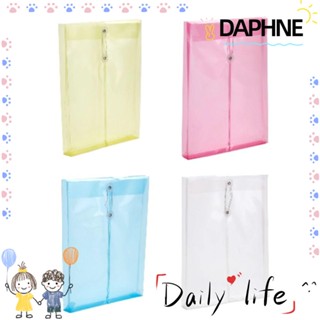 DAPHNE ซองจดหมายพลาสติก สีพื้น สไตล์มินิมอล จํานวน 12 ชิ้น