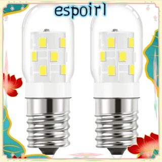 Espo ฐานหลอดไฟ LED หรี่แสงได้ 6000K สีขาว สําหรับตู้เย็น 4 ชิ้น E17