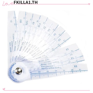 Faccfki เครื่องวัดความหนา 13 ใบมีด พลาสติก กว้าง 0.05-1 มม.