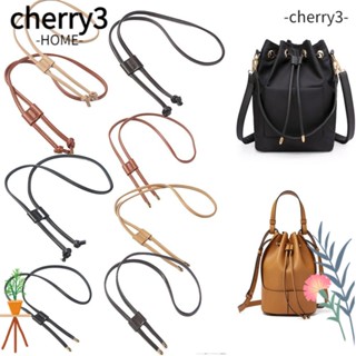 CHERRY3 กระเป๋าเป้สะพายหลัง ทรงบักเก็ต แบบผูกเชือก ถอดออกได้ สําหรับผู้หญิง