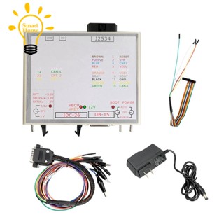 ใหม่ กล่องพาวเวอร์ J-TAG ปลั๊ก US สําหรับ FLASH Via J2534 Works for FLASH ECU-Soft OBD ECU