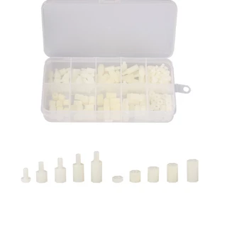 Urlwall 180 ชิ้น M3 บ้านฮาร์ดแวร์ซ่อมหญิงชาย Hex หกเหลี่ยม skru เสาไนลอน Standoff Spacer คอลัมน์สําหรับ PCB เมนบอร์ดพลาสติก Spacing Phillips สกรู