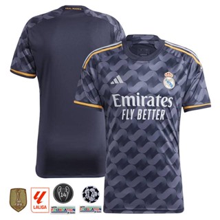 เสื้อกีฬาแขนสั้น ลายทีม Real Madrid 2023 2024