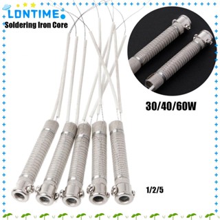 Lontime อะไหล่หัวแร้งบัดกรี 220V 30W40W60W 1/2/5 ชิ้นสําหรับงานเชื่อม