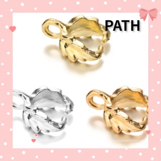 PATH 20 ชิ้น เมล็ดแตงโม หัวเข็มขัด 8 * 11 มม. ค้นพบเครื่องประดับ DIY ทําคลิปประกันตัว