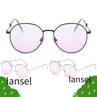 Lansel แว่นสายตาสั้น ผู้หญิง ผู้ชาย โลหะ ป้องกันแสงสีฟ้า บลัชออน สีชมพู แว่นอ่านหนังสือ เรซิน เบาพิเศษ