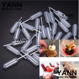 YANN1 50 ชิ้น / เซต คัพเค้ก หยด ช็อคโกแลต ขนมหวาน บีบ ดรอปเปอร์