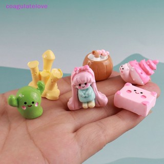 Coagulatelove Kawaii กระบองเพชร หอยทาก สโนว์แมน เจ้าหญิง 3D เรซิ่น ขนาดเล็ก สําหรับตกแต่งบ้านตุ๊กตา สวน Diy [ขายดี]