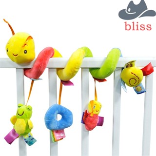 Bliss โมบายตุ๊กตาหนอนผีเสื้อ แบบเกลียว หลากสี ของเล่นสําหรับเด็กทารกแรกเกิด