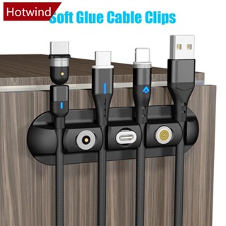 Hotwind กล่องเคสซิลิโคนแม่เหล็ก สําหรับจัดเก็บสายเคเบิ้ล USB หูฟัง J7U5