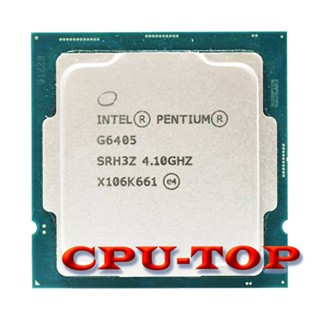 โปรเซสเซอร์ CPU Intel Pentium G6405 4.1 GHz Dual-Core Quad-Thread 4M 58W LGA 1200 ใหม่