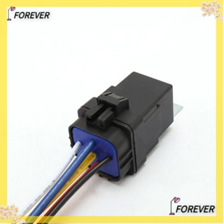 FOREVER Forever รีเลย์ 12V 5 Pin พร้อมสายรัด สําหรับยานยนต์ DC 12 โวลต์