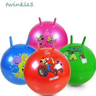 Twinkle1 ลูกบอลกระโดดเป่าลม ขนาดเล็ก 45-65 ซม. สีสดใส สําหรับกลางแจ้ง