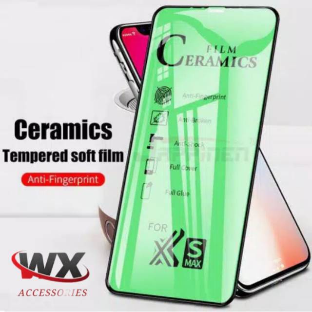 [ Oppo A1K / A3S / A5S / A7 / A5(2020) / A9(2020) ] TEMPERED GLASS CERAMIC FILM ANTI-SCRATCH FULL CO