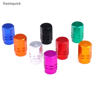 Flashquick 4 x วาล์วอลูมิเนียมหกเหลี่ยมแปดสีให้เลือก