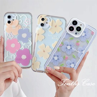 เคสโทรศัพท์มือถือ แบบใส ลายดอกไม้ หลากสี สําหรับ Huawei Y7A Y9s Nova 9 7 7i 7se 6se 5T 4e 3i Y9 Prime 2019 Honor 8x